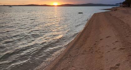500 m to the beach with a unique view and large terrace