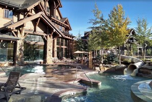 Pool - Charming Peak 7 lodge in Breckenridge with fitness room, ski-in ski-out (Breckenridge)
