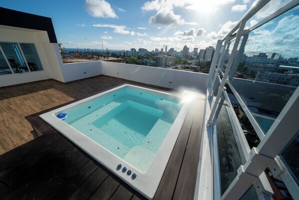 Deluxe Apartment, City View | Terrace/patio - Las Mariposas 22-2F (Santo Domingo)