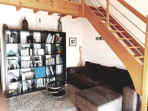 Fireplace, computer monitors