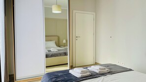 公寓, 2 間臥室, 陽台, 城市景觀 | 2 間臥室