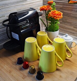 Kaffe og/eller kaffemaskin