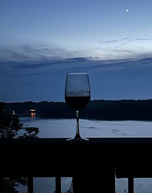 Food and drink - Main Lake House on a Cliff with Stunning Sunsets and Multi-Story Boat House (Littleton)