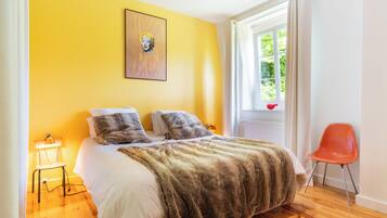 2 chambres, bureau, lit parapluie, Wi-Fi