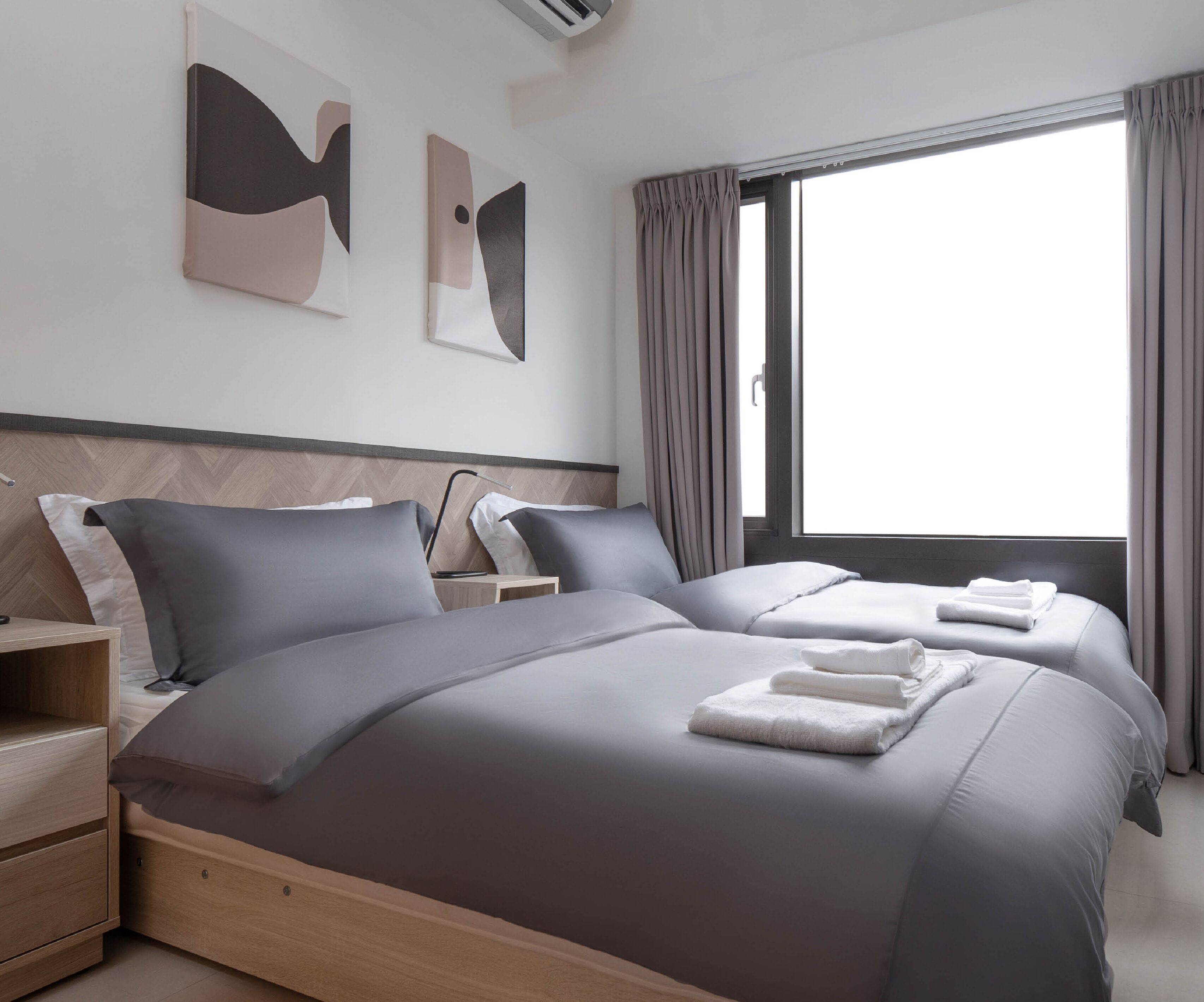 2 bedrooms, iron/ironing board, free WiFi, bed sheets