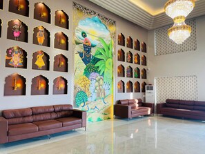 Sala de estar en el lobby