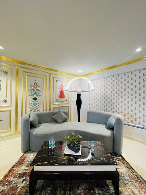 Sala de estar en el lobby