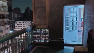Deluxe Apartment, City View | Terrace/patio
