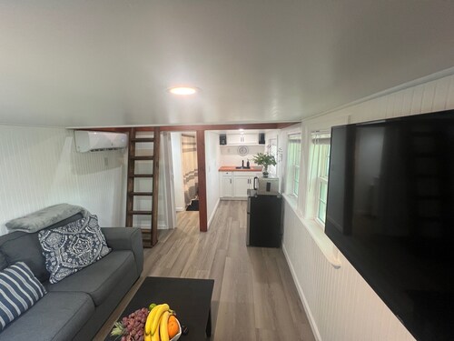 Charming double lofted boathouse with private lake