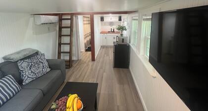 Charming double lofted boathouse with private lake