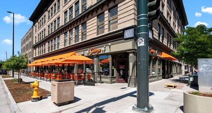 Modern Comfort Meets Historic Charm with Parking & Dog-Friendly