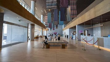 Sala de estar en el lobby