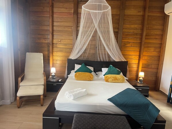 1 bedroom, iron/ironing board, WiFi, bed sheets - Gite de la vallée. (Le Gosier)