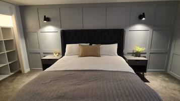 1 bedroom, iron/ironing board, bed sheets