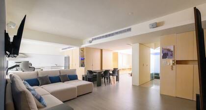 Spacious Modern 2B2b w/Sauna, Living, Dining, Kitchen, 3min walk Sun Yat-Sen MRT