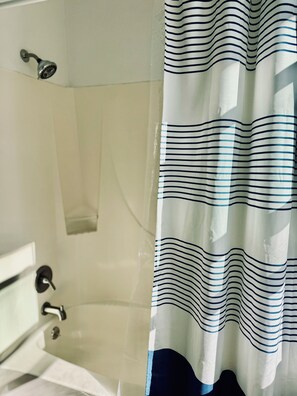 Hair dryer, towels, soap, toilet paper - Modern, luxurious 1-bedroom condo in stunning Ocean Isle Beach (Ocean Isle Beach)