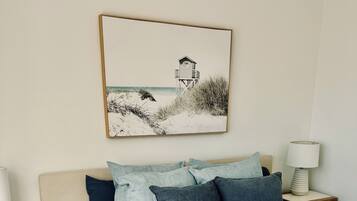 1 bedroom, travel crib, WiFi, bed sheets