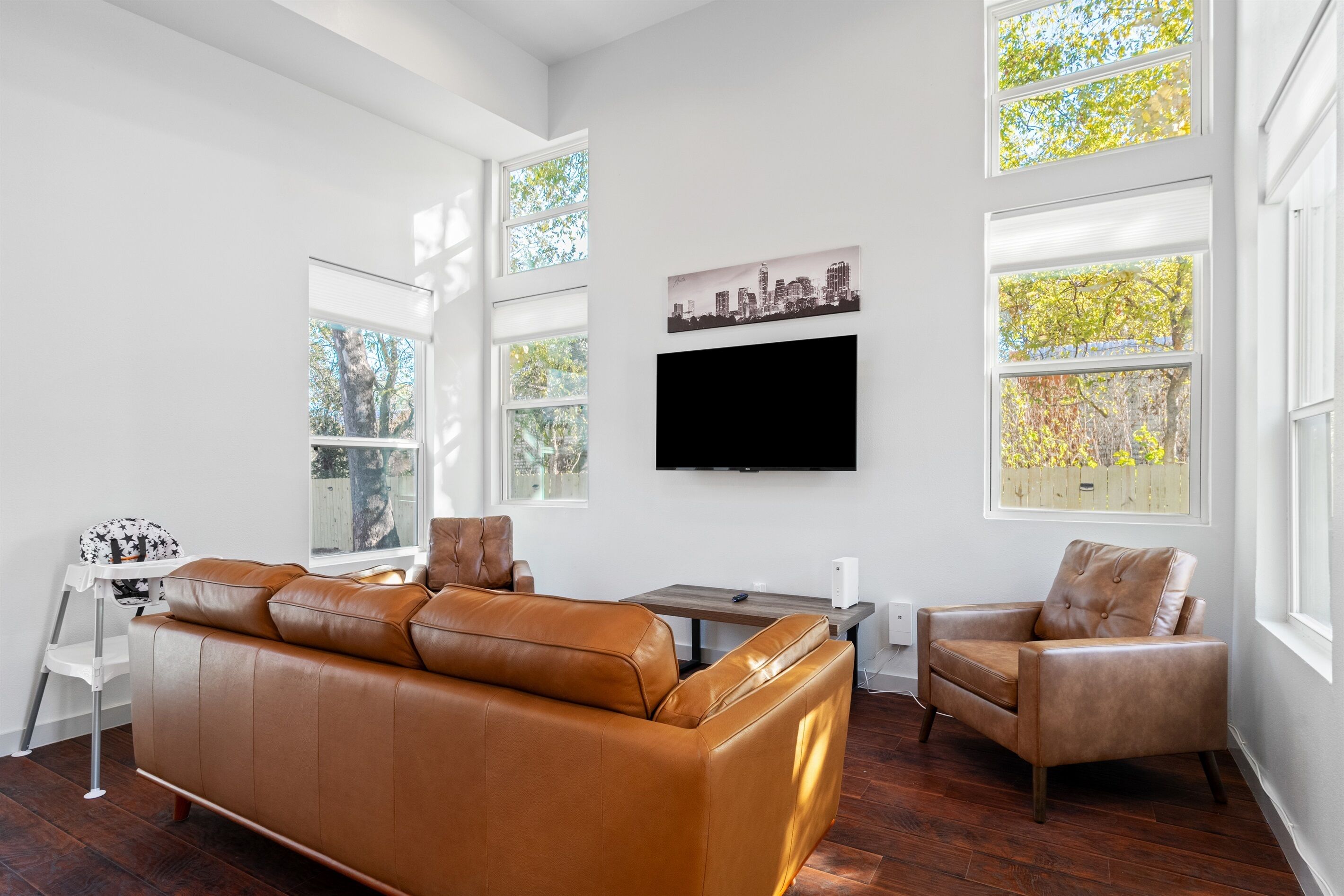 Smart-tv en tafelvoetbal