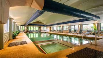 Indoor pool, outdoor pool