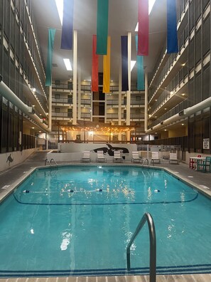 Indoor pool, outdoor pool