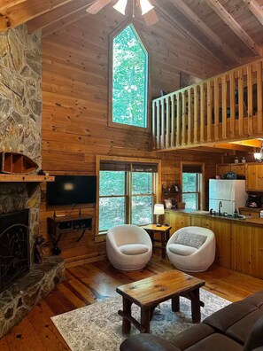 スマートテレビ、暖炉