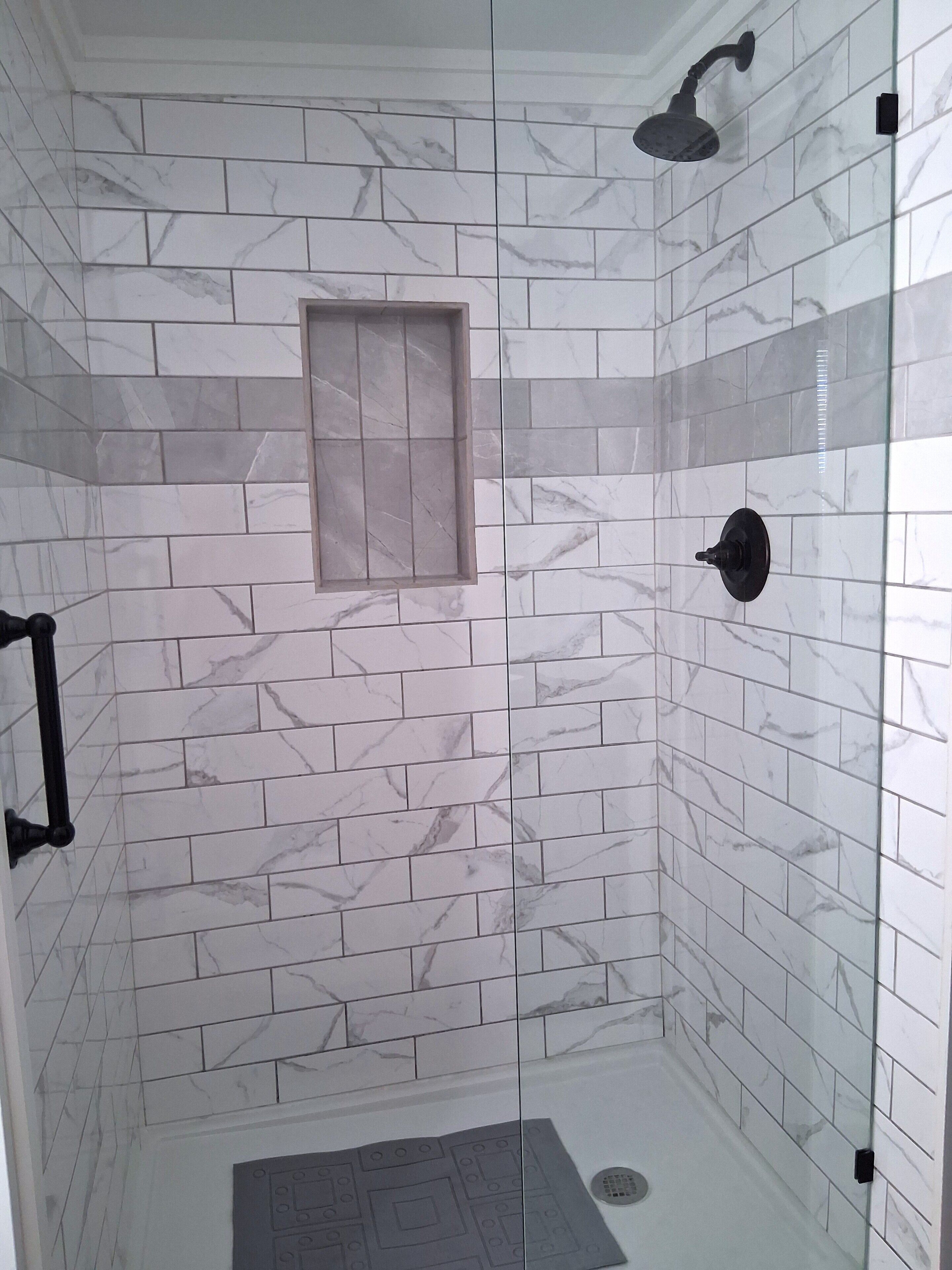 Shower, hair dryer, towels, toilet paper