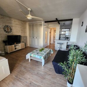 Living area - Apartment close to the sea  (Saint-Laurent-du-Var)