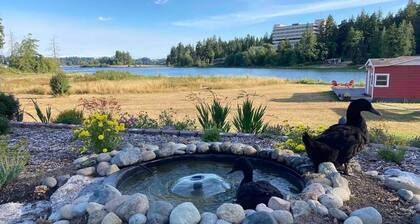 Beachfront Steampunk Airstream, Cosy Year-Round Glamping on the Kitsap Peninsula