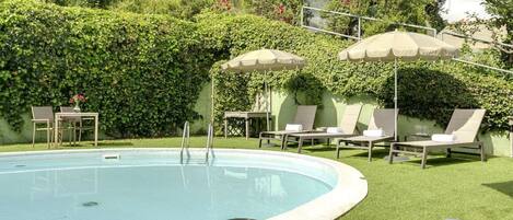 Et oppvarmet basseng