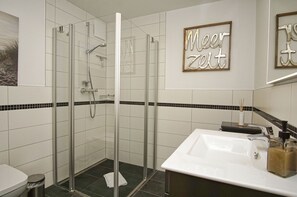 Shower, hair dryer