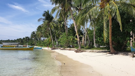 Beach nearby, white sand