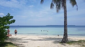 Beach nearby, white sand