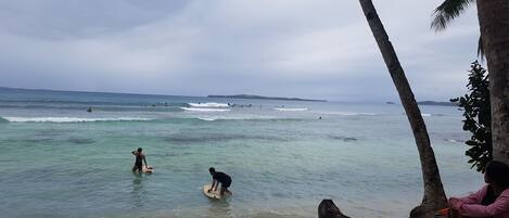 Beach nearby, white sand