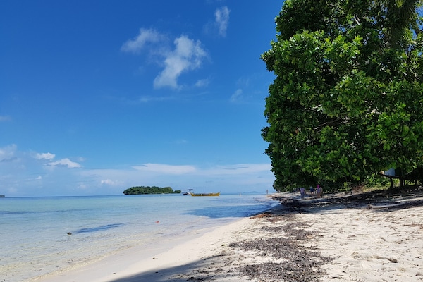 Beach nearby, white sand