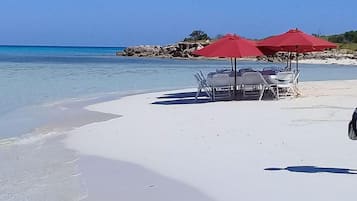 På stranden