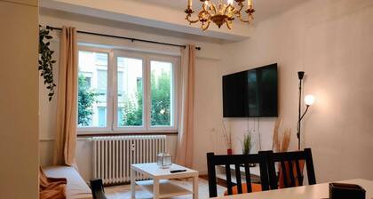 Charismatic Orangerie-15min walk EU Parliament-balcony-Wi-Fi-Tv