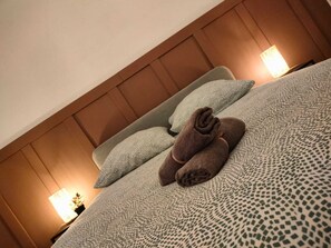 2 bedrooms, iron/ironing board, travel crib, free WiFi