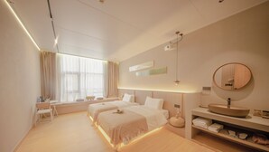 Comfort Twin Room, City View - Ershiliudushejishiguanjinghuayuanmeisu (Guangzhou)