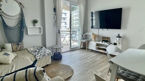 Living room - Apartment in Spain by the Beach & Pool (Torroella de Montgrí)
