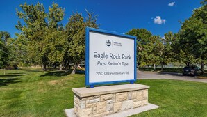 A sign for Eagle Rock Park at 2150 Old Penitentiary Rd. - Charming 3-bedroom house near downtown Boise with AC, WiFi (Boise)