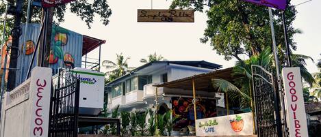 Fachada da propriedade