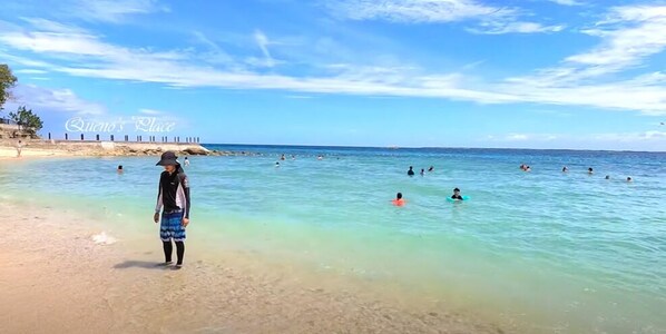 Private beach nearby, beach bar