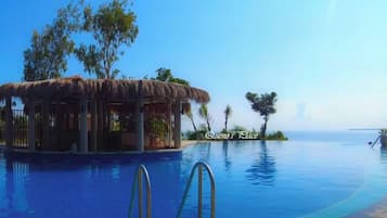 Vue sur la plage/lâocĂ©an