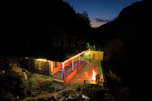 Overnatningsstedets facade