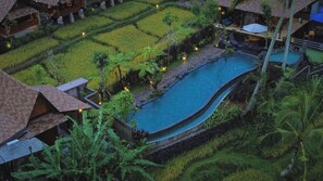 2 outdoor pools, open 6:00 AM to 10:00 PM, pool umbrellas, pool loungers - Lawani Resort (Sebatu)