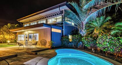 5BR Ocean View Mansion in Safest Area of Nosara with Pool, Yard, 24/7 Security!