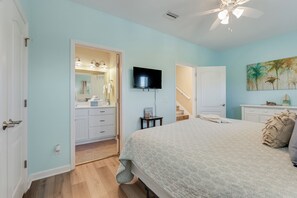 4 bedrooms, iron/ironing board, travel crib, WiFi