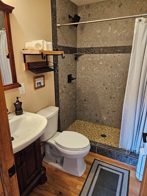 Hair dryer, towels, soap, shampoo - High-alpine private retreat 2-bedroom house in cozy Alma, close to Breckenridge (Alma)