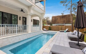 A heated pool - Upscale Seagrove Home + Private Pool & Golf Cart (Santa Rosa Beach)