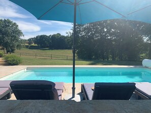 Pool - Gîte de charme en Périgord -10 people ( Dordogne) With private swimming pool (Salles-de-Belvès)